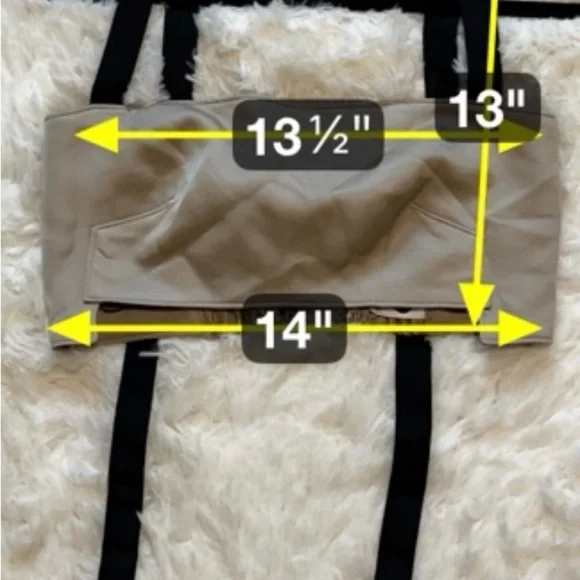 Zara‎ Beige Bustier Corset Top Minimalist Contrast Straps Neutralcore Y2K Size M - Picture 9 of 11